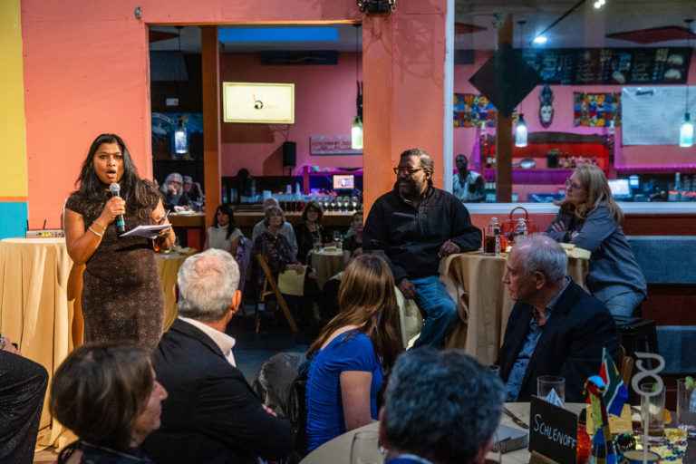 SAN FRANCISCO, CA - March 30 - Hassiena Marriott attends Teach With Africa 15th Anniversary Celebrations on March 30th 2023 at Bissap Baobab SF @ 2243 Mission St, SF, CA 94110 US in San Francisco, CA (Photo - Ando Caulfield for Drew Altizer Photography)