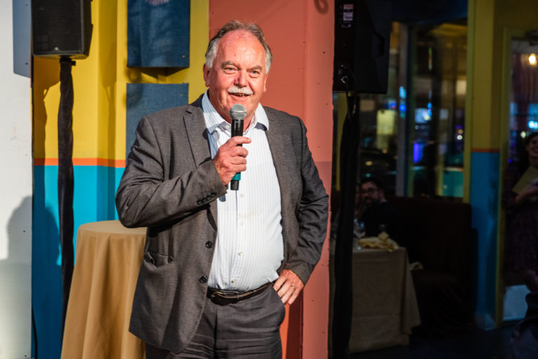 SAN FRANCISCO, CA - March 30 - John Gilmour attends Teach With Africa 15th Anniversary Celebrations on March 30th 2023 at Bissap Baobab SF @ 2243 Mission St, SF, CA 94110 US in San Francisco, CA (Photo - Ando Caulfield for Drew Altizer Photography)
