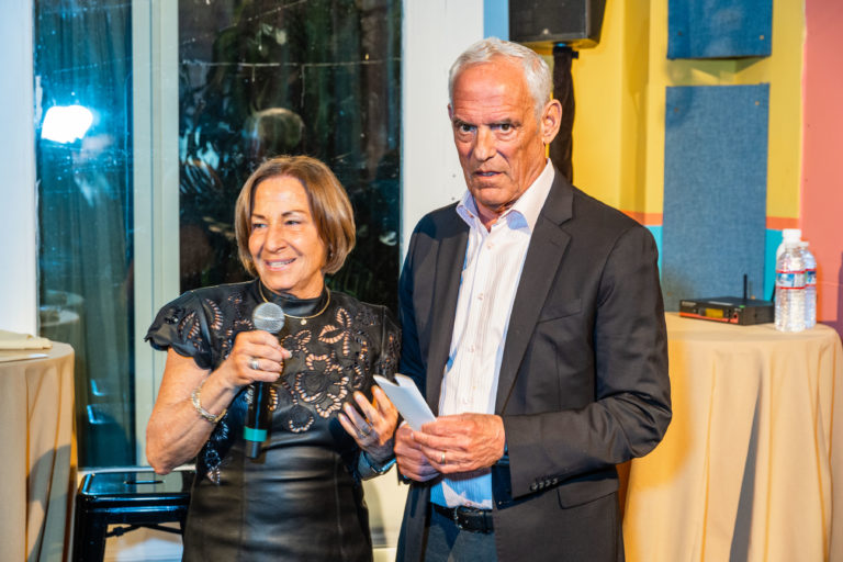 SAN FRANCISCO, CA - March 30 - Marjorie Schlenoff and Larry Schlenoff attend Teach With Africa 15th Anniversary Celebrations on March 30th 2023 at Bissap Baobab SF @ 2243 Mission St, SF, CA 94110 US in San Francisco, CA (Photo - Ando Caulfield for Drew Altizer Photography)