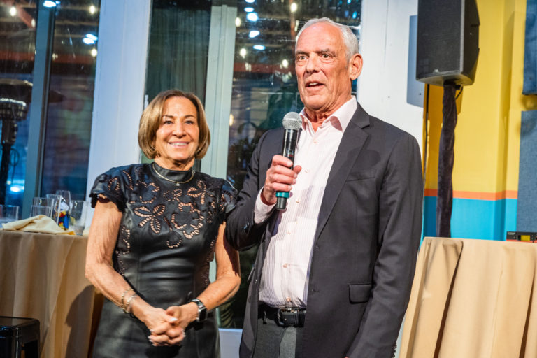 SAN FRANCISCO, CA - March 30 - Marjorie Schlenoff and Larry Schlenoff attend Teach With Africa 15th Anniversary Celebrations on March 30th 2023 at Bissap Baobab SF @ 2243 Mission St, SF, CA 94110 US in San Francisco, CA (Photo - Ando Caulfield for Drew Altizer Photography)