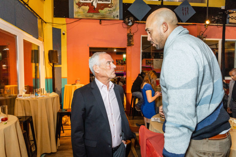 SAN FRANCISCO, CA - March 30 - Larry Schlenoff attends Teach With Africa 15th Anniversary Celebrations on March 30th 2023 at Bissap Baobab SF @ 2243 Mission St, SF, CA 94110 US in San Francisco, CA (Photo - Ando Caulfield for Drew Altizer Photography)